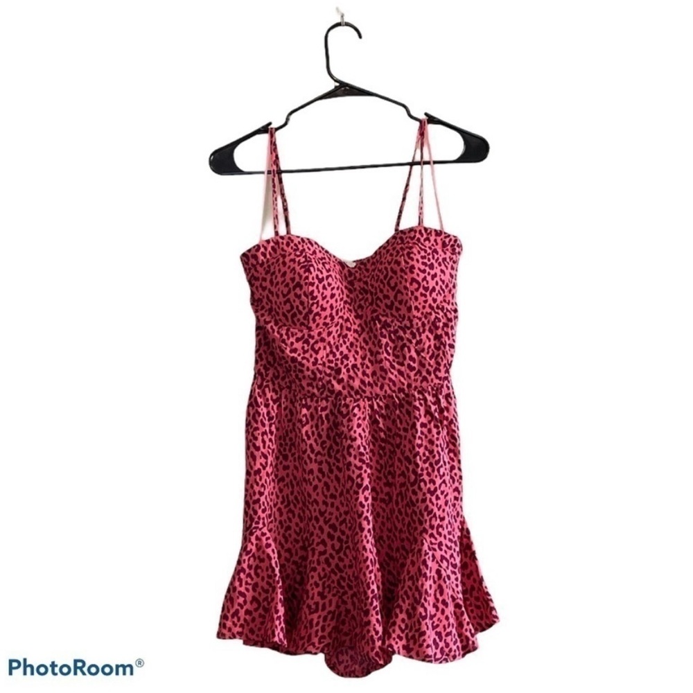 Francesca's Collections Pink Jumpsuit Vibrant Elegance